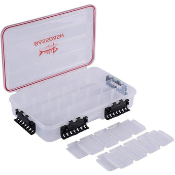clear deep tackle box Waterproof 3600/3700 Utility Fishing Tackle Box