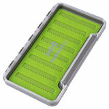 Waterproof Single Sided Fly Box with Silicone Slits Insert