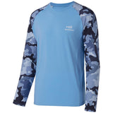 Men's UPF 50+ Camo Long Sleeve Fishing Shirt FS08M - Bassdash