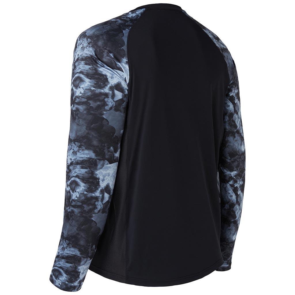 Men Full Sleeves Shoulder Pad Camouflage Black T Shirt at Rs 230