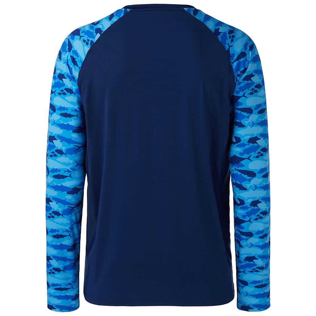 Youth SPF Camo Long Sleeve Fishing Shirt | Bassdash Fishing Carolina/Blue Camo / M