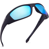 Frame-Matte Black/Lens-Blue Mirror