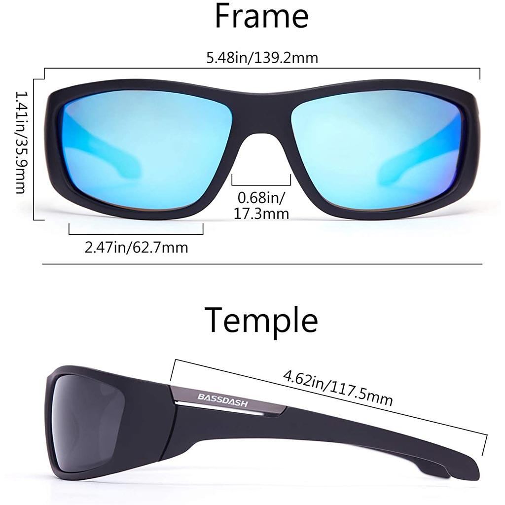 Polarized UV Protection Sport Sunglasses V02  - Bassdash