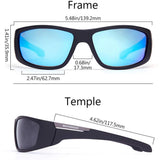 Frame-Matte Black/Lens-Blue Mirror