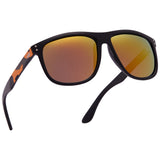 Frame - Gloss Black & Orange Camo, Lens - Orange Mirror