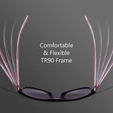 Frame - Gloss Pink & Floral, Lens - Champagne Mirror