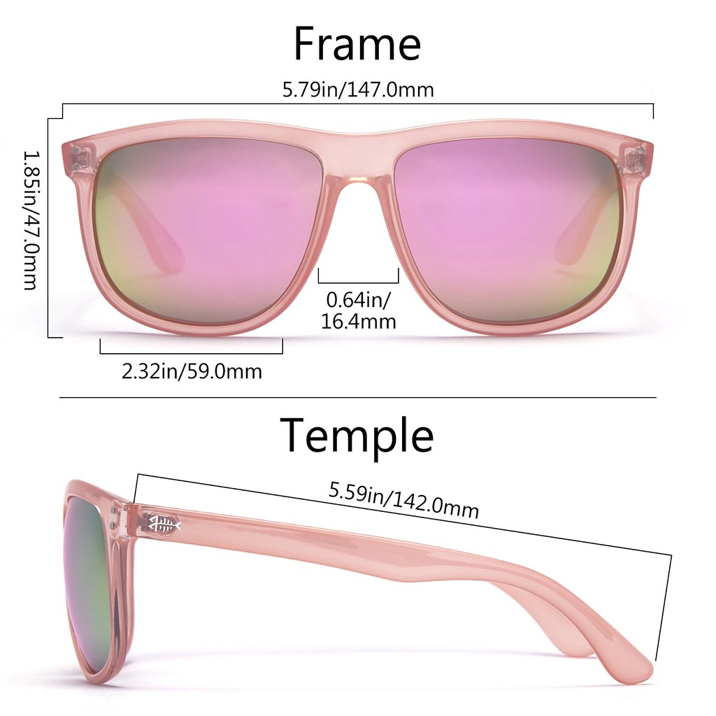 Frame - Gloss Jelly Pink, Lens - Champagne Mirror
