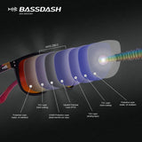 Frame - Gloss Black-Red Gradient, Lens - Gradient Grey