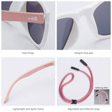 Frame – White & Pink/Lens – Champagne Mirror