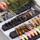 76 Pcs Fly Fishing Lure Trout Flies Kit with Fly Box