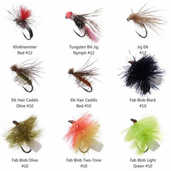 Trout Flies Steelhead Fly Fishing With Waterproof Fly Box | Bassdash Fishing Trout Flies Steelhead Fly Fishing With Waterproof Fly Box | Bassdash Fishing