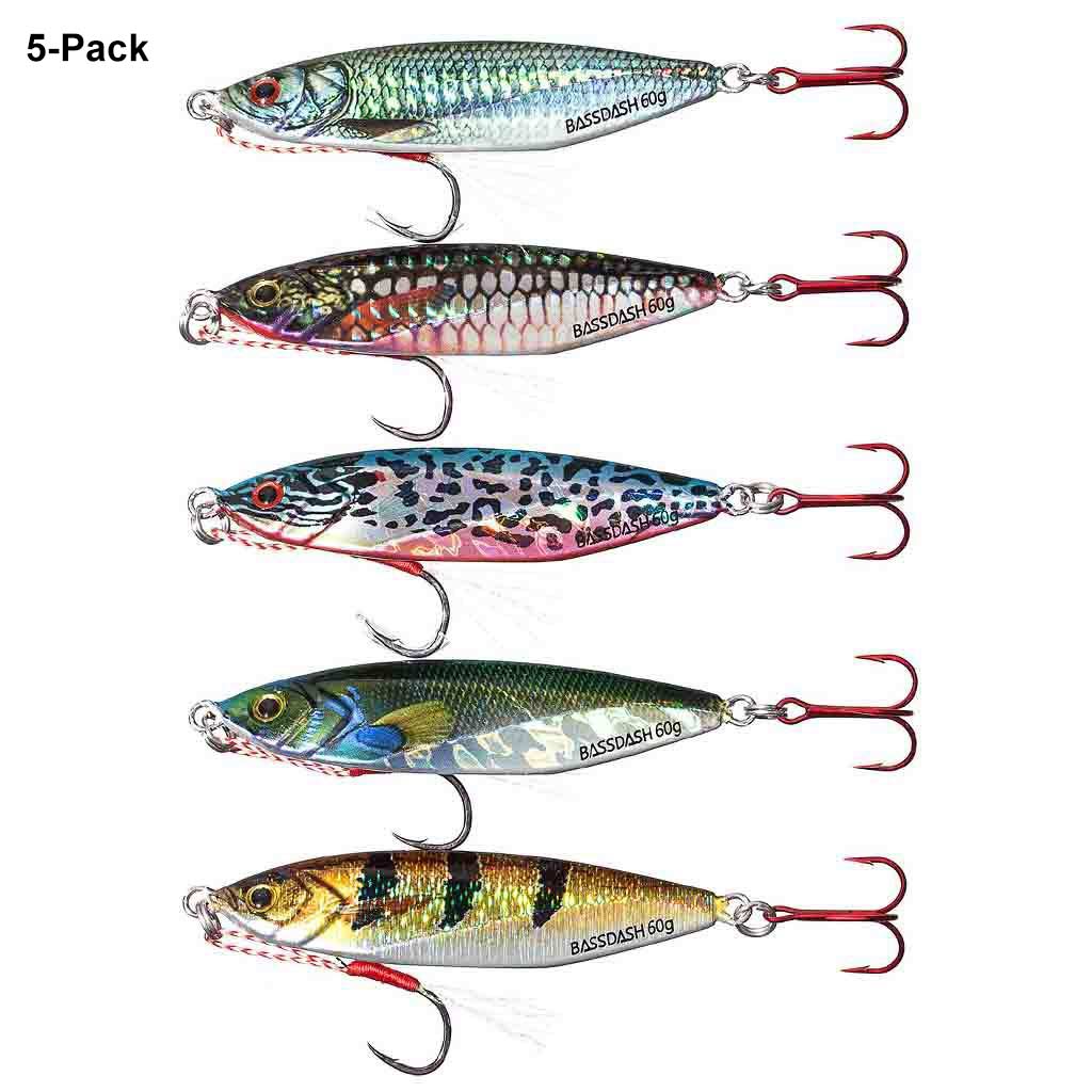 Shadow Vertical Jig Lures 40/60 Grams for Saltwater Freshwater Fishing
