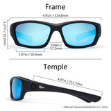 Frame – Matte Black/Lens – Blue Mirror