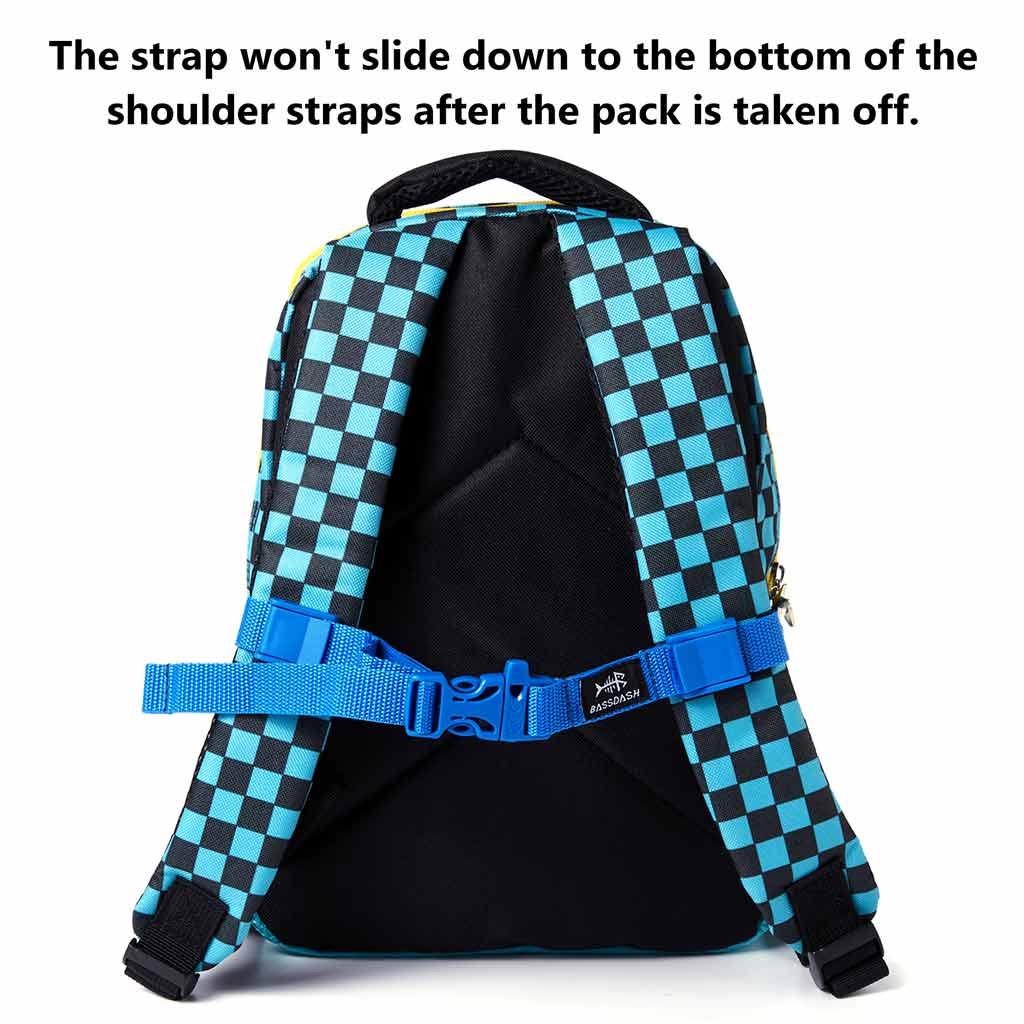 Kids' Adjustable Chest Strap For Backpack With Buckle, 2Pack