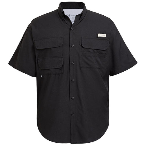 Men's UPF 50+ Short Sleeve Button Down - Bassdash