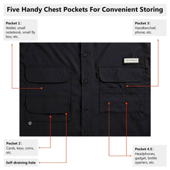 Men's UPF 50+ Short Sleeve Button Down - Bassdash