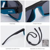 Frame – Matte Black & Matte Blue/Lens – Grey