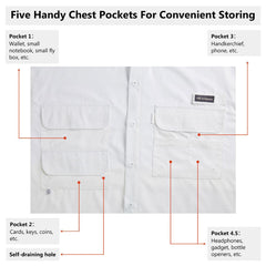 Men's UPF 50+ Short Sleeve Button Down - Bassdash