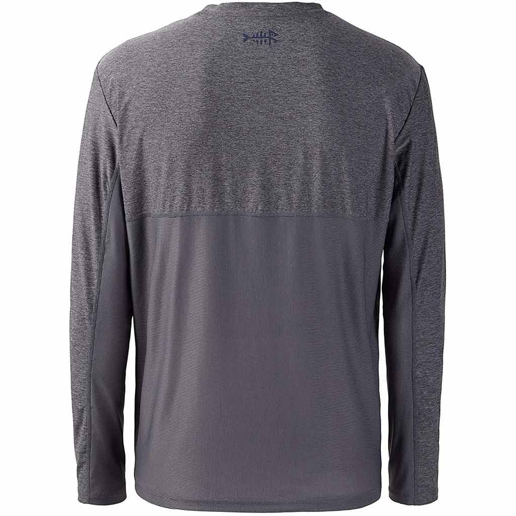 Men's Long Sleeve Fishing Shirts UV Protection | Bassdash Fishing Purple/White Logo / 3XL