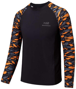 Youth UPF 50+ Camo Long Sleeve Fishing Shirt FS08Y - Bassdash