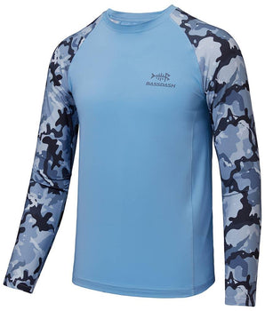 Youth UPF 50+ Camo Long Sleeve Fishing Shirt FS08Y - Bassdash