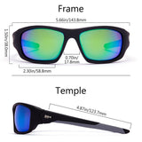 Frame-Matte Black/Grey, Lens-Green Mirror