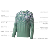Green Digital Camo Gradient