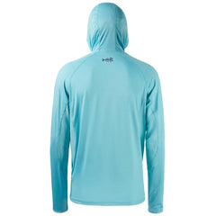 Men’s UPF 50+ Long Sleeve Fishing Hoodie with UV Neck Gaiter FS06M - Bassdash