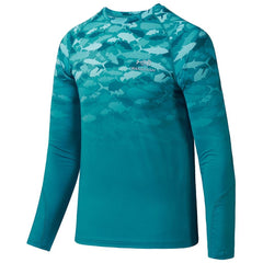 Youth UPF50+ Camo Long Sleeve Fishing Shirt FS14Y - Bassdash