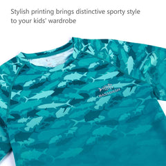 Youth UPF50+ Camo Long Sleeve Fishing Shirt FS14Y - Bassdash