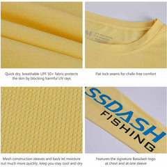 Men's UPF 50+ Long Sleeve Fishing Shirt FS01M - Bassdash