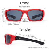 Frame – Red & Gloss Black/Lens – Grey