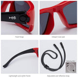 Frame – Red & Gloss Black/Lens – Grey