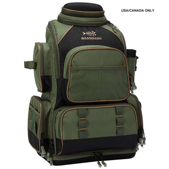 BASSDASH Fishing Tackle Backpack Water Resistant Tactical Bag Soft Tackle Box with Rod Holder and Protective Rain Cover BASSDASH Fishing Tackle Backpack Water Resistant Tactical Bag Soft Tackle Box with Rod Holder and Protective Rain Cover