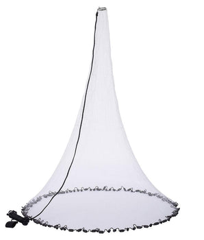 Fishing Cast Net 1/4-Inch with Utility Bucket for Bait Fish - Bassdash