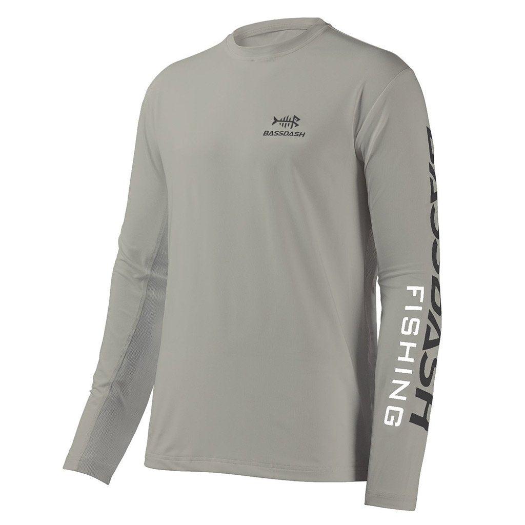 Bassdash Fishing T Shirts for Men UV Sun Protection UPF 50+ Long Sleeve Tee T-Shirt