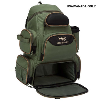 Bassdash Fishing Tackle Backpack Water Resistant Lightweight Tactical Bag Soft Tackle Box With Rod Holder And Protective Bassdash Fishing Tackle Backpack Water Resistant Lightweight Tactical Bag Soft Tackle Box With Rod Holder And Protective