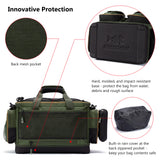 Fishing Tackle Shoulder Bag with Hard Molded Bottom FP05