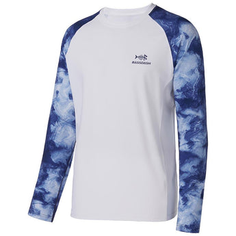 Men's UPF 50+ Camo Long Sleeve Fishing Shirt FS08M - Bassdash