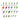 Ice Fishing Lure Kit Glowing Paint Jigs - 24 pcs assorted crappie/panfish/perch jigs - Bassdash