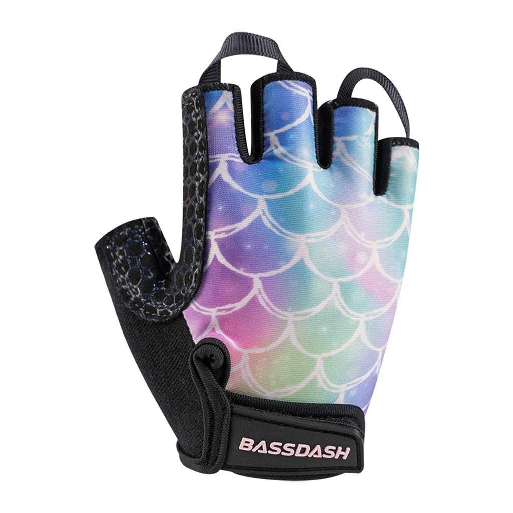 Bassdash UPF 50+ Kids' Gloves with Padded Grippy Palm UV Protection for  Bicycles Fishing for 1-8 Years Old Boys Girls