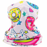 Kids’ Sun Protection Cartoon Print Neck Gaiter