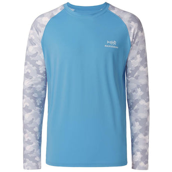 Men's UPF 50+ Camo Long Sleeve Fishing Shirt FS08M - Bassdash