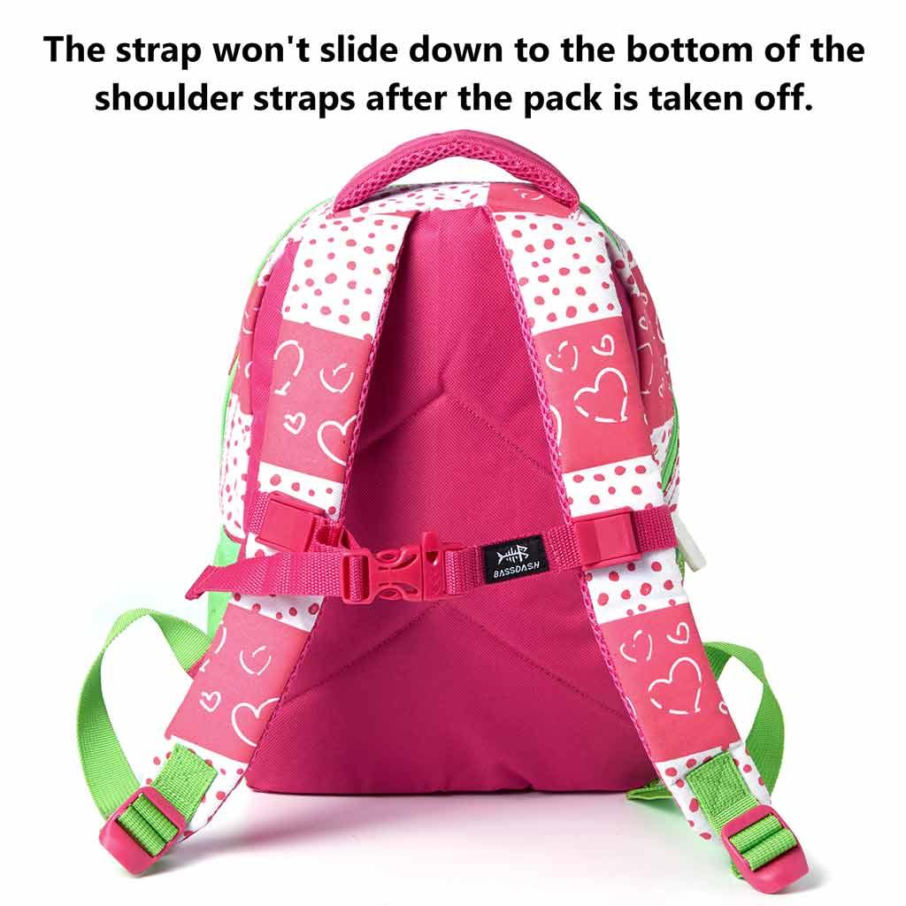 Kids' Adjustable Chest Strap For Backpack With Buckle, 2Pack