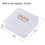 180 Pcs Universal Dry Fly Hooks with Fly Box