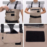Khaki Convertible Breathable Wader - Boot Foot