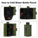 Water Bottle Pouch with Carabiner