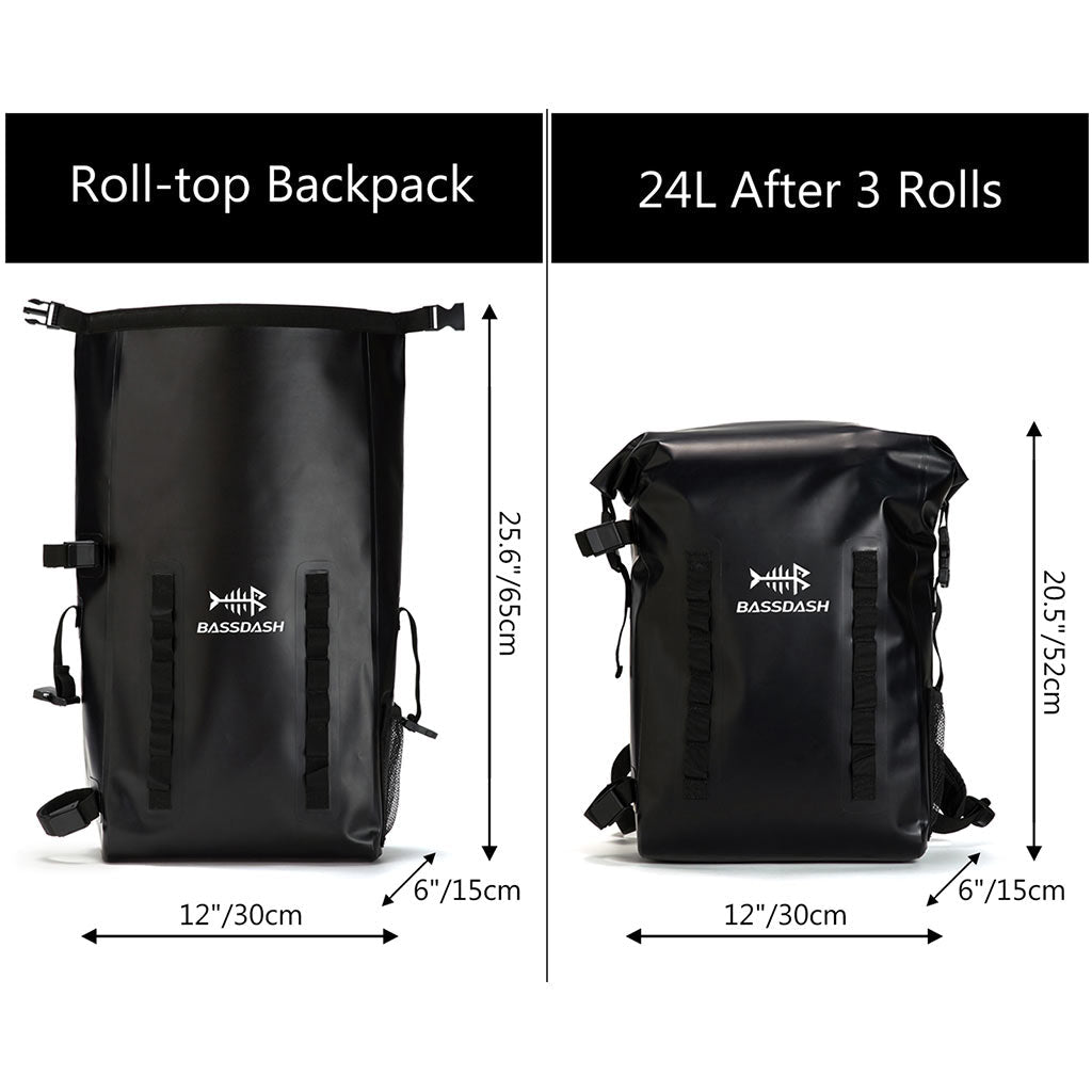 Waterproof TPU Backpack Roll-Top Dry Bag