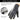 WintePro Water-resistant Fishing Hunting Gloves with Fleece Lining - Bassdash