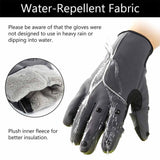 WintePro Water-resistant Fishing Hunting Gloves with Fleece Lining